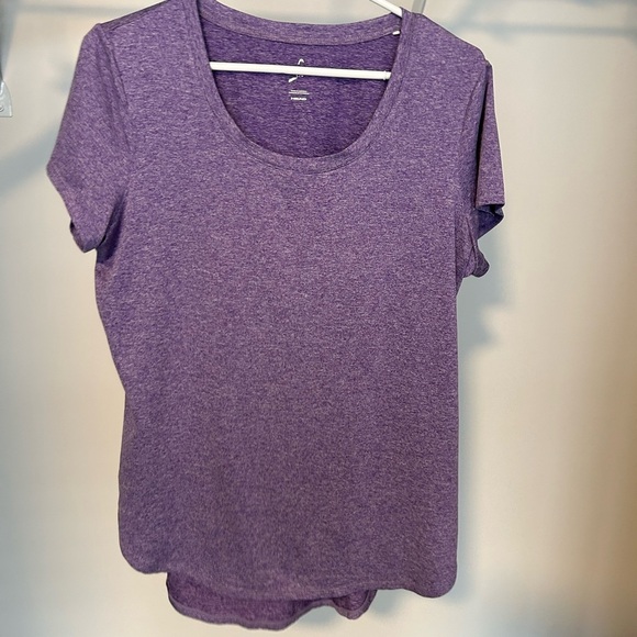 Head Women's Heather Purple Short Sleeve Top - Picture 1 of 3